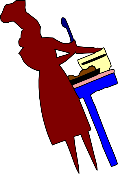 408x599 50s Baker Clip Art