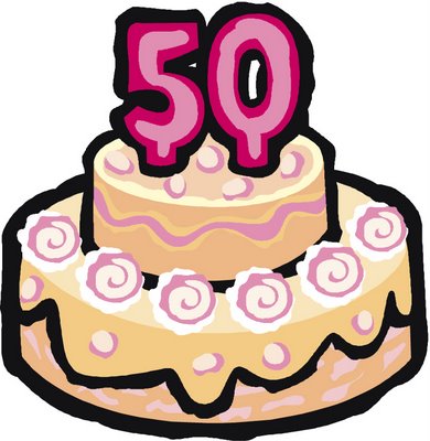 390x400 Image Of 50th Anniversary Clipart