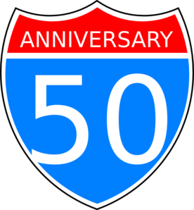 276x298 50th Anniversary Clip Art