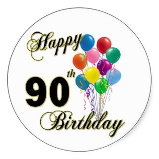 320x320 90th Birthday Clip Art