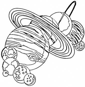 342x350 Solar System Coloring Page Solar Systemspace