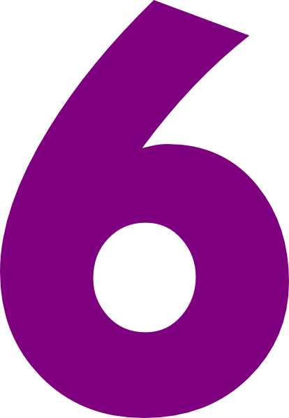 414x598 Six Clip Art