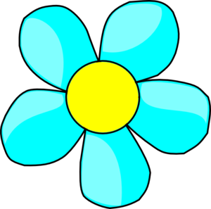 300x297 Blue Flower Clipart Petal