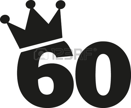 60 Birthday Clipart