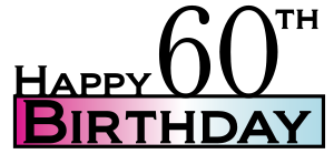 300x139 Happy 60th Birthday Clipart
