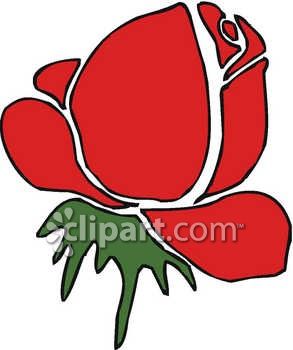 293x350 Royalty Free Clip Art Image Rose Clipart