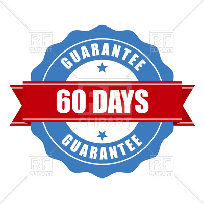 400x400 60 Days Guarantee Stamp