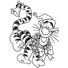 230x230 Top 20 Free Printable Disney Christmas Coloring Pages Online