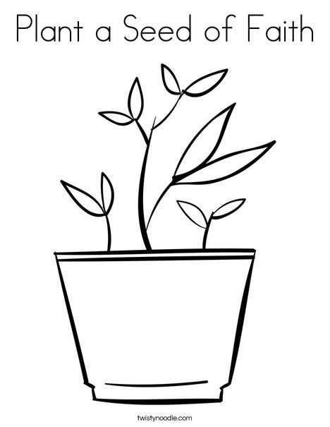 468x605 Plant A Seed Of Faith Coloring Page