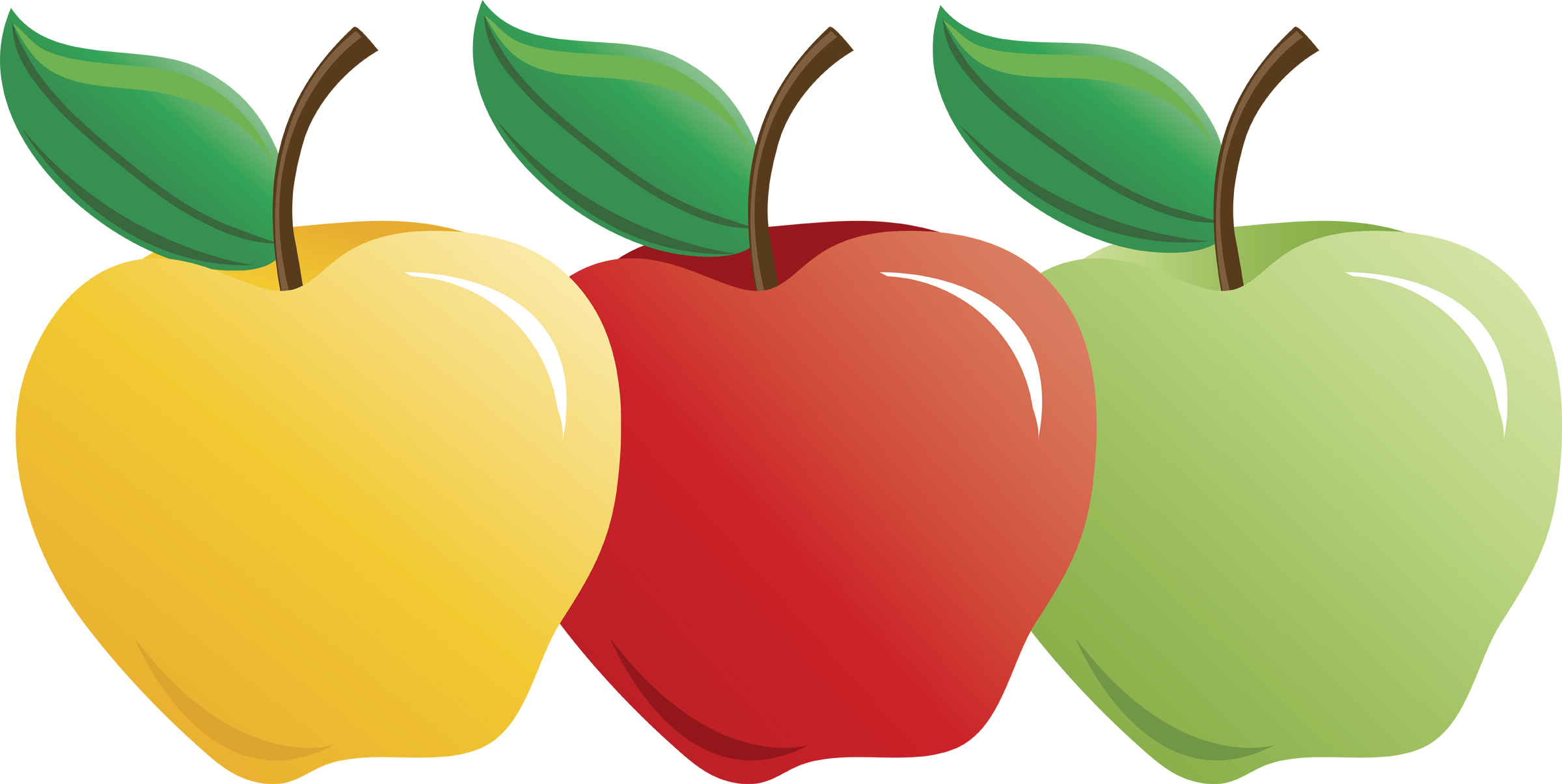 2400x1206 Top 70 Apples Clip Art