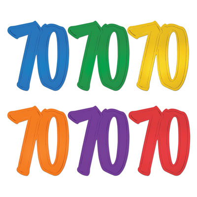 400x400 70th Birthday Clipart