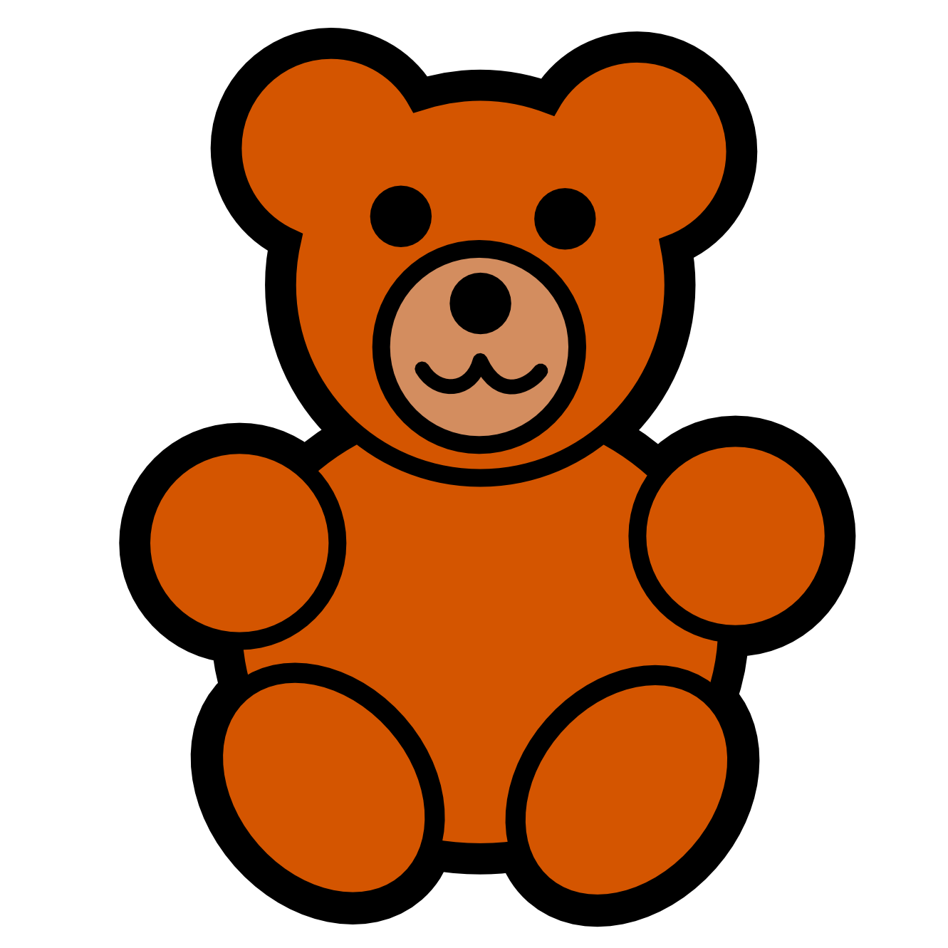 1331x1331 Teddy Clip Art