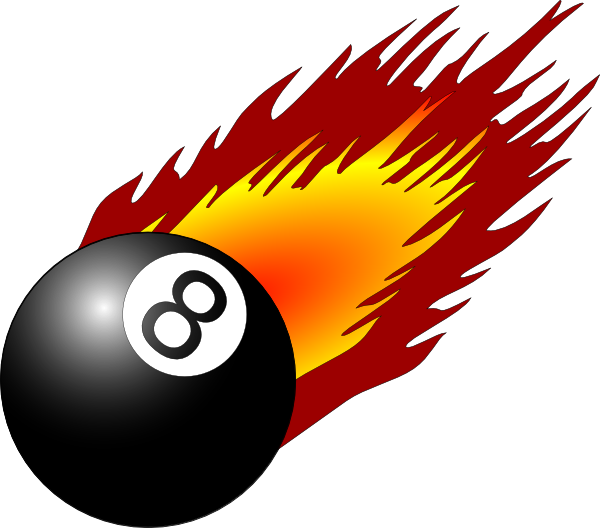 600x528 Ball With Flames 3 Clip Art