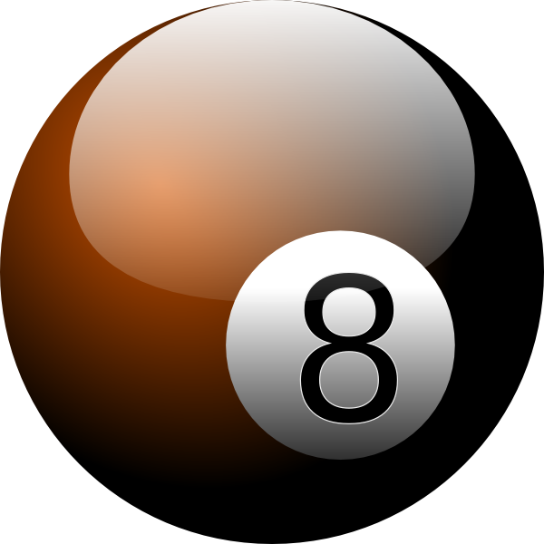 600x600 Eight Ball Clip Art