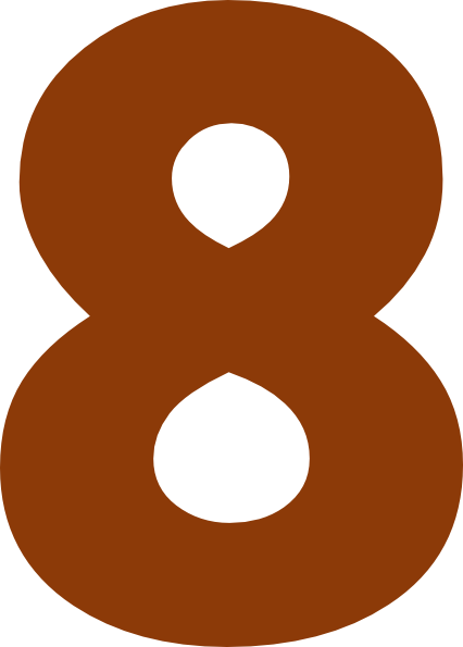 426x595 Eight Clip Art