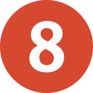 300x300 Number 8 Clip Art