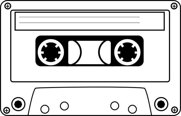 600x385 Cassette Tape Clip Art