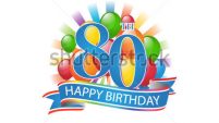 201x113 80th Birthday Clip Art