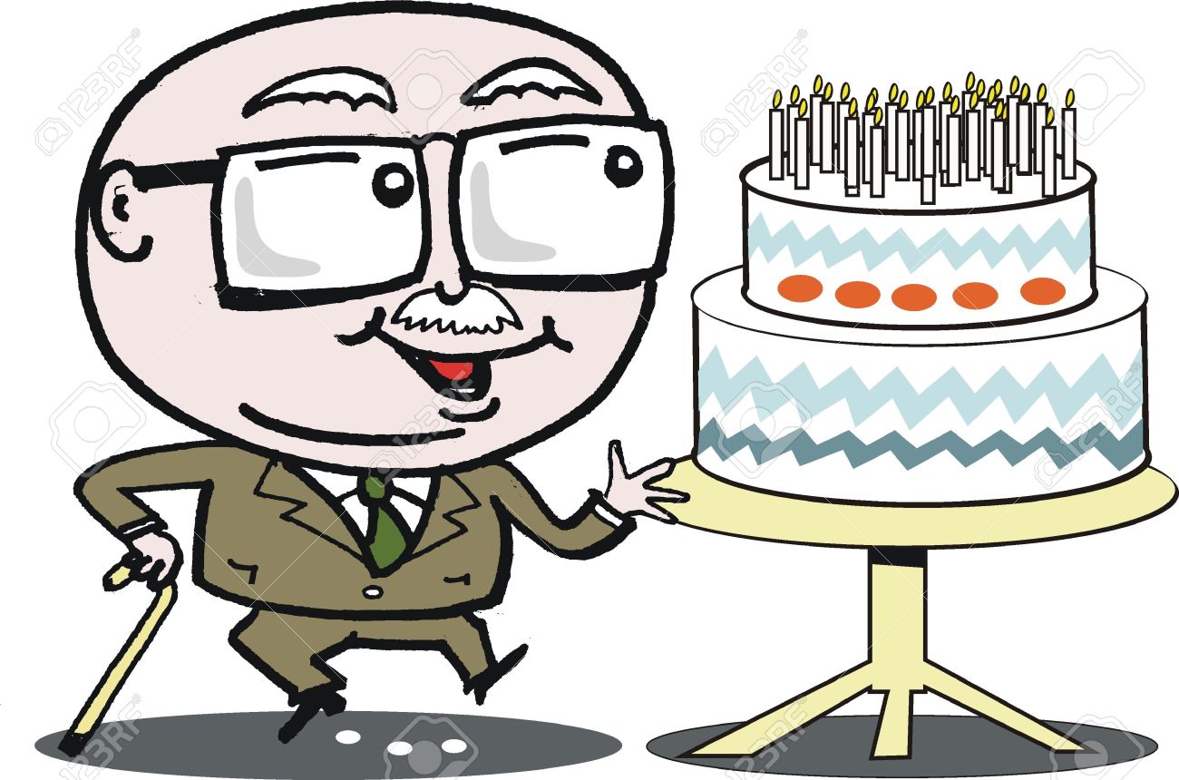 1300x860 Birthday Clipart Grandfather