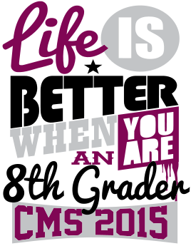 268x345 Iza Design Custom Eighth Grade Graduation Shirts. 8th Grade Classt