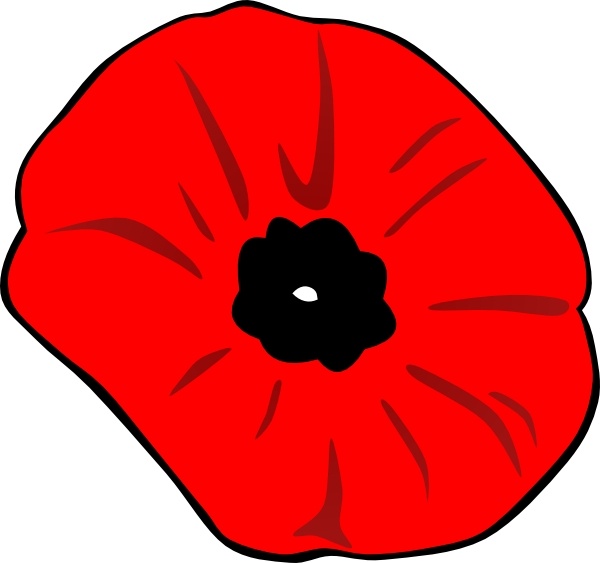 600x563 Drawn Poppy Remembrance Day Poppy