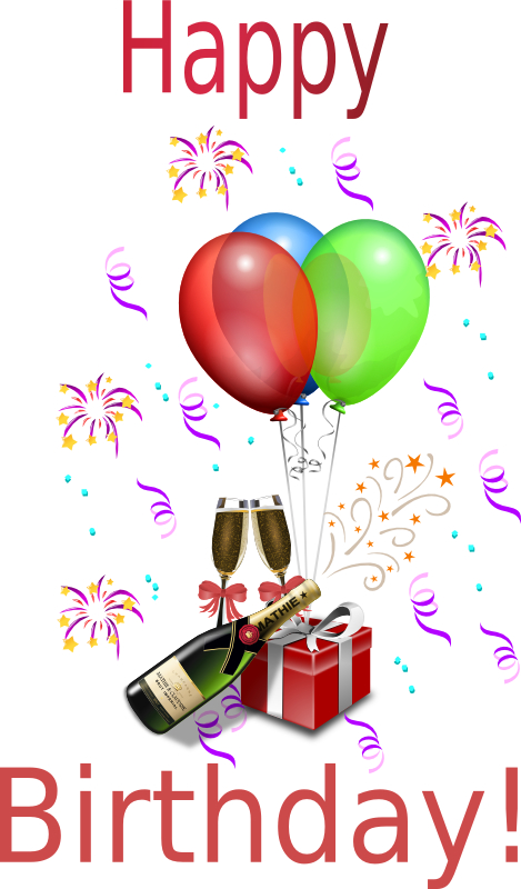 469x800 Bottle Clipart Birthday Champagne