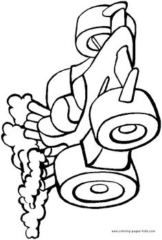 236x349 Three Different Race Car Coloring Page