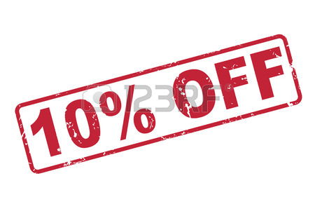 450x281 Stamp 15 Percent Off With Red Text Over White Background Royalty