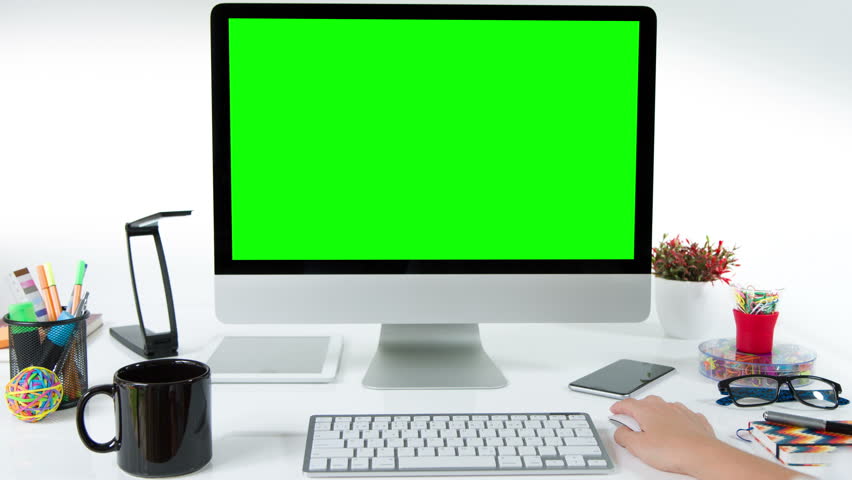 852x480 Computer In Office Stock Footage Video 4636655 Shutterstock