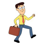 195x188 Office Clipart Office Man