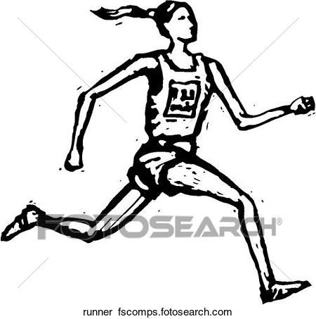 450x453 Clipart Of Runner Runner