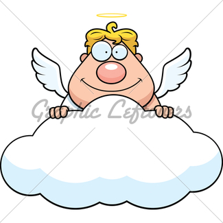 325x325 Cartoon Angel Confused Gl Stock Images