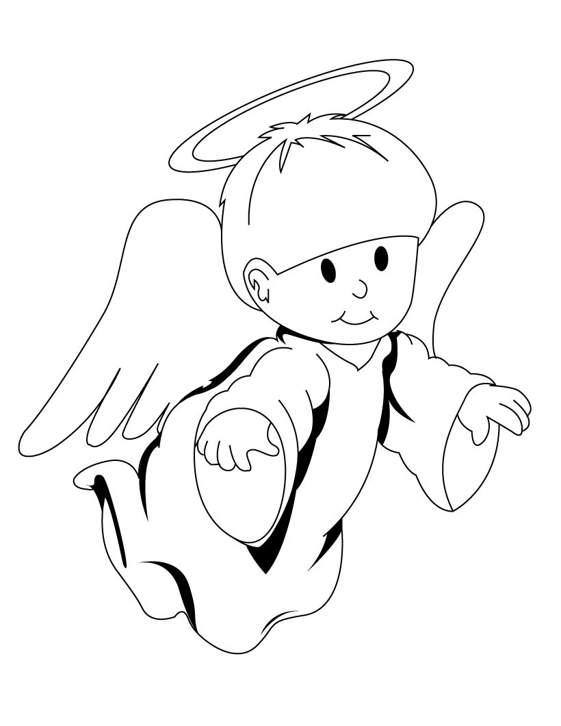 820x1060 Printable Angel Coloring Pages Php Make A Photo Gallery Free