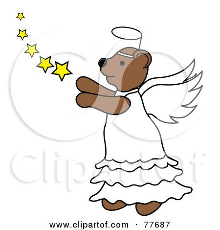450x470 Royalty Free (Rf) Clipart Illustration Of A Blond Christmas Angel