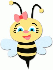226x300 Girl Clipart Bumble Bee