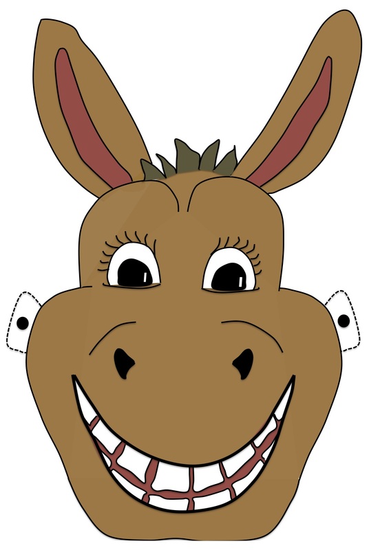 565x800 Donkey Mask