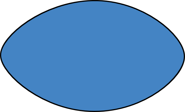 600x364 Football Outline Of A Football Clipart 3