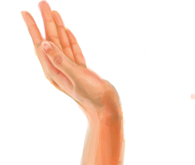 800x680 Digital Painting Of A Hand By Simplybart