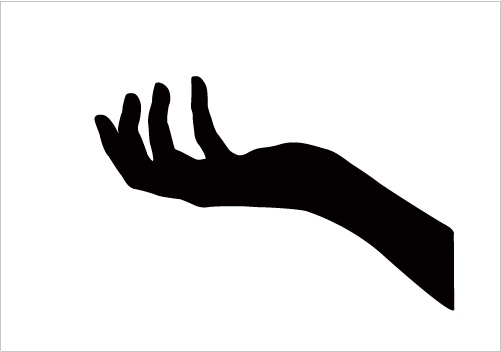 501x352 Hand Silhouette Silhouette Graphics
