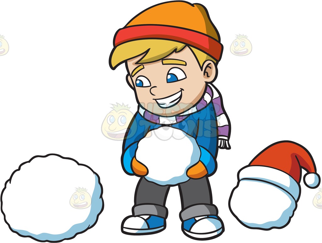 1024x773 Snowman Clipart Boy