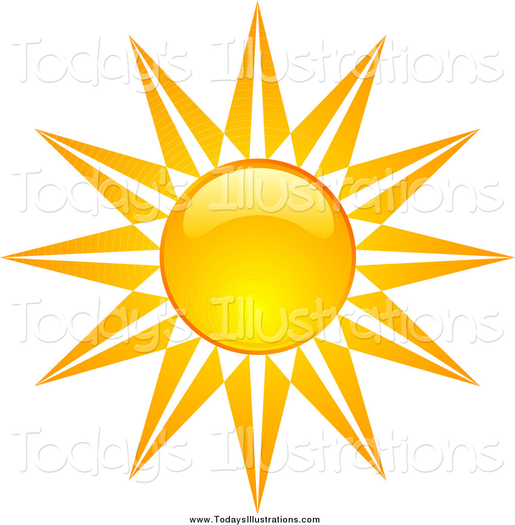 1024x1044 Clipart Of A Bursting Sun By Kj Pargeter