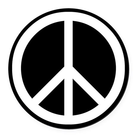 460x460 Peace Car Magnets Cafepress