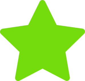 298x285 Star Green Clip Art
