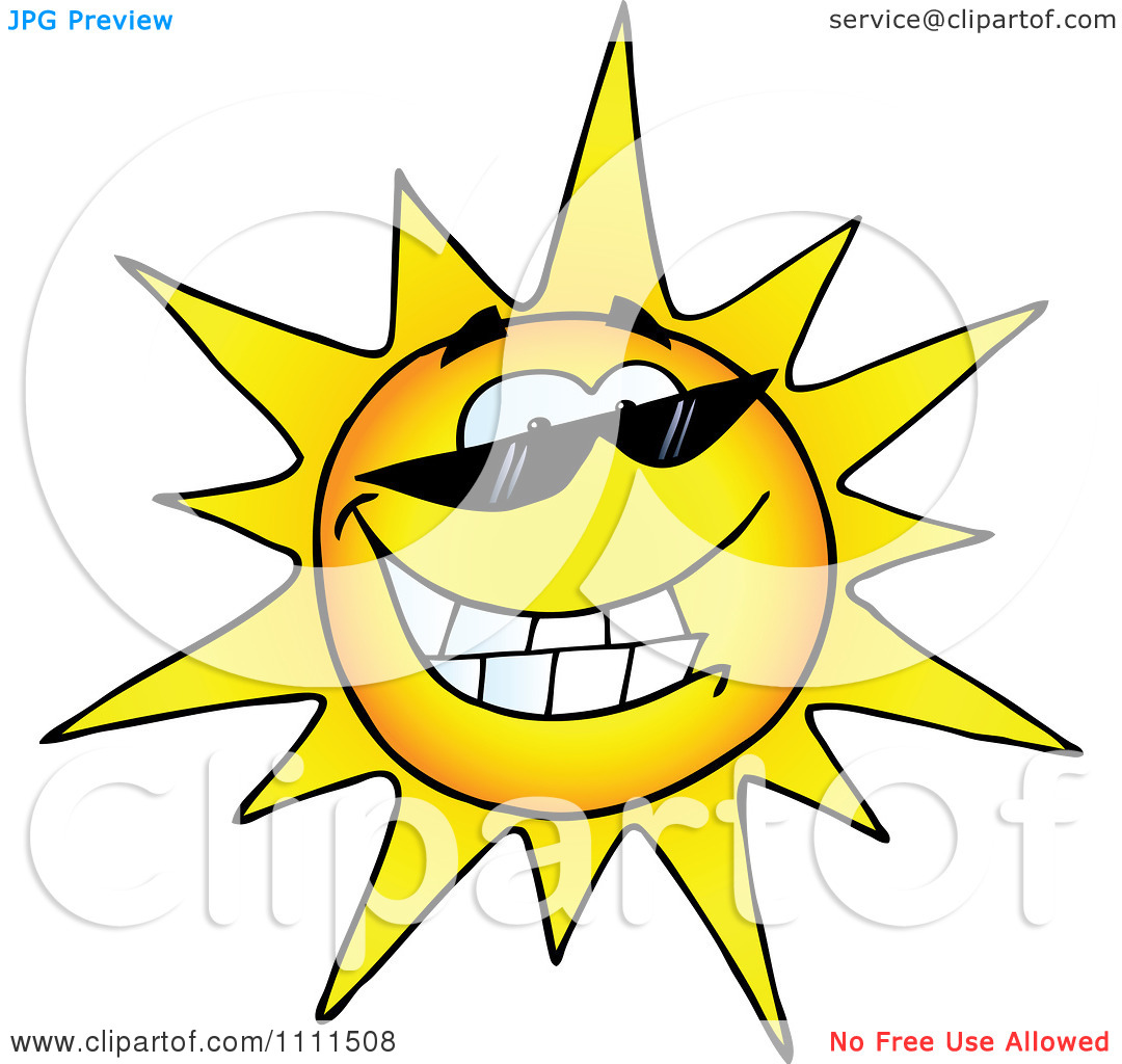 1080x1024 Sunglasses Clipart Happy Sun