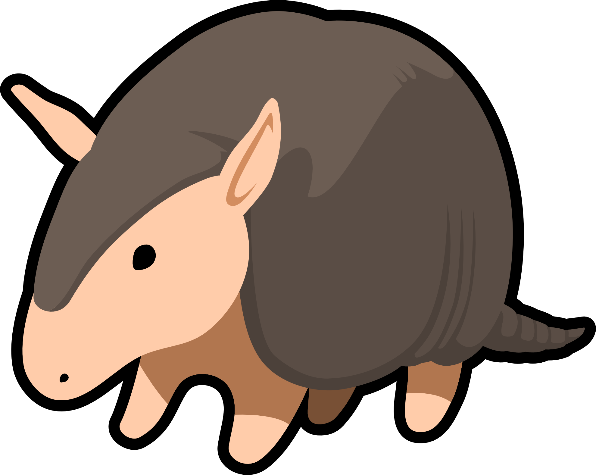 1979x1577 Top 87 Armadillo Clip Art