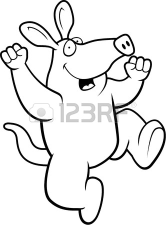 332x450 Aardvark Clip Art