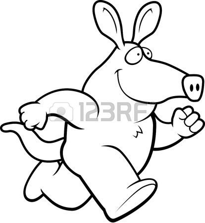 414x450 Aardvark Clip Art