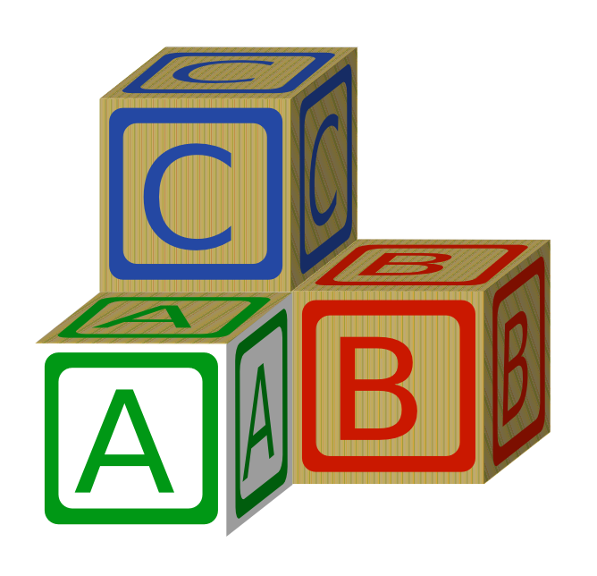 668x644 Toy Clipart Abc Block