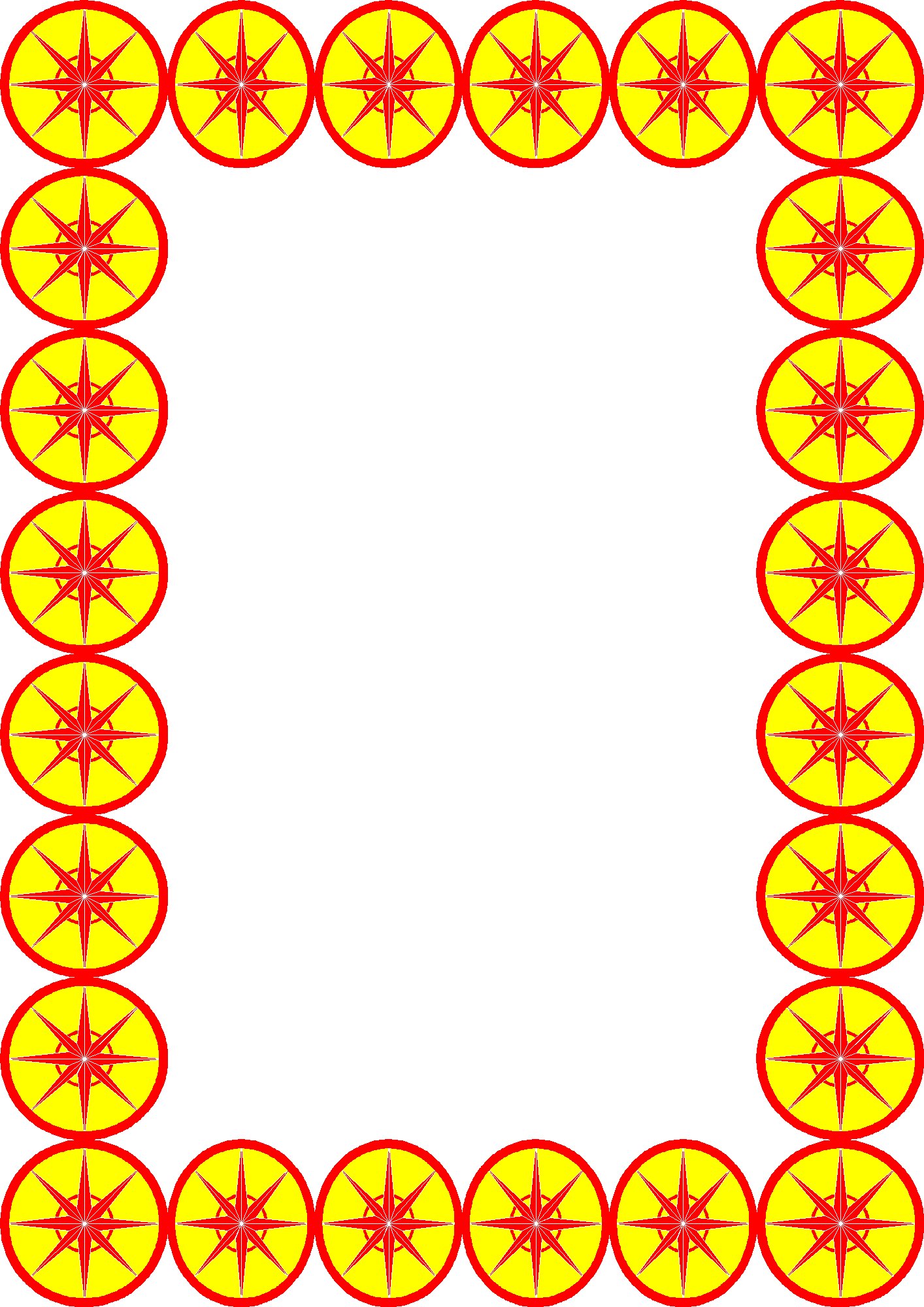 1414x2000 Multicultural Border Clip Art