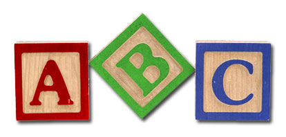 414x198 Image Of Abc Blocks Clipart